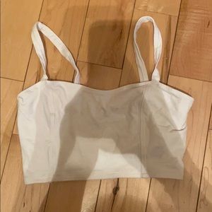 Garage White XS crop top